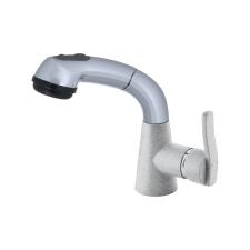 Смеситель для кухни GRANFEST 3773 серый