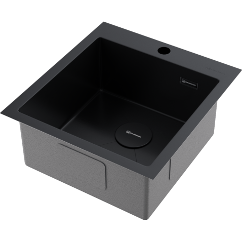 Кухонная мойка из нержавейки Omoikiri Akisame 46-GB графит