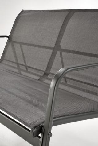 Комплект HALMAR CONOR (софа + 2 кресла + стол журнальный) темно-серый/светло-серый