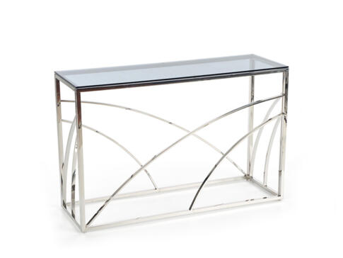 Консоль HALMAR KN5 дымчатый/серебристый