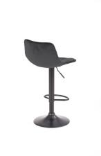 Стул барный HALMAR H95 серый/черный Стул барный HALMAR H95 серый/черный