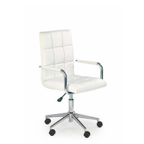 Кресло компьютерное HALMAR GONZO 2 белый/хром
