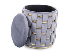 Пуф SIGNAL TIARA Velvet серый