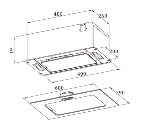 Вытяжка  ZORG TECHNOLOGY CENDY 1060 60 M белая
