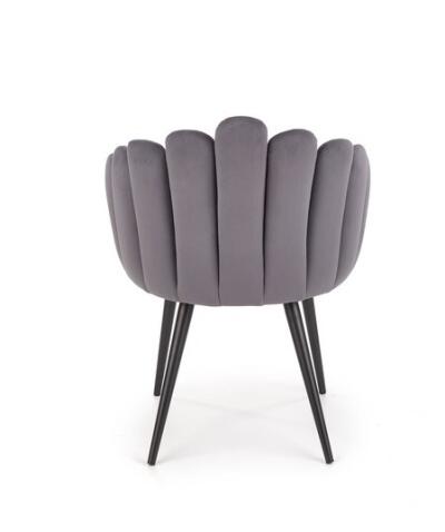 Стул HALMAR K410 серый/черный