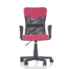 Кресло компьютерное HALMAR TIMMY розовый/черный