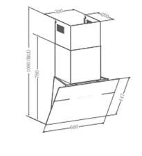 Вытяжка кухонная MEFERI AIRBOX60BK ULTRA