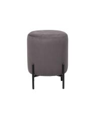 Пуфик ВВР Орегон Лайт графит/черный, велюр