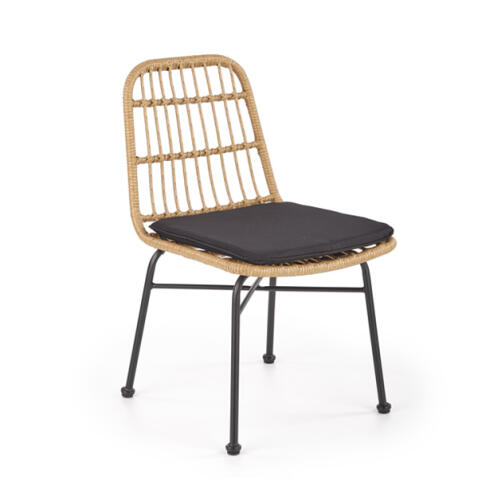 Стул HALMAR K401 натуральный/черный