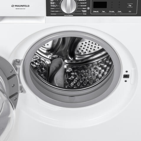 Стиральная машина c сушкой и паром MAUNFELD MBWM1486STWH