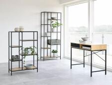 Стол компьютерный SIGNAL B-027 дуб/черный