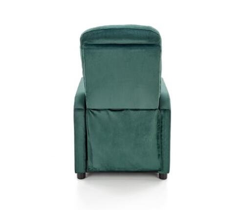 Кресло HALMAR FELIPE 2 раскладное, темно-зеленый/венге
