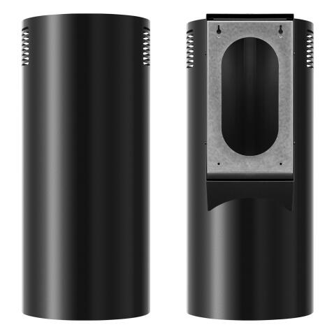 Вытяжка WEISSGAUFF TUBUS 700 PB BL