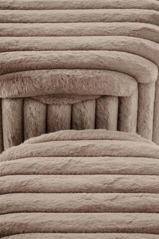 Комплект HALMAR FIDO (2 пуфа) капучино/золотой