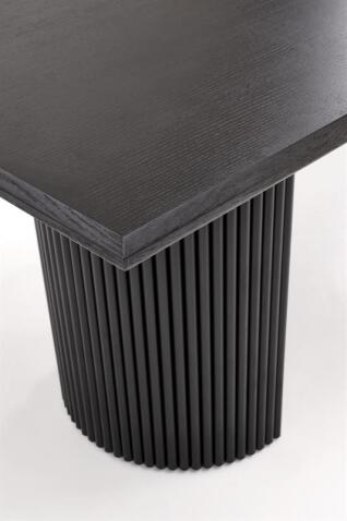 Стол обеденный HALMAR BOLERO черный дуб/черный 160-250/90