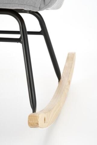 Кресло-качалка HALMAR VASCO серый