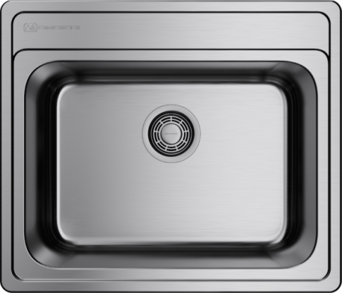 Кухонная мойка из нержавейки Omoikiri Ashi 56-IN нержавеющая сталь