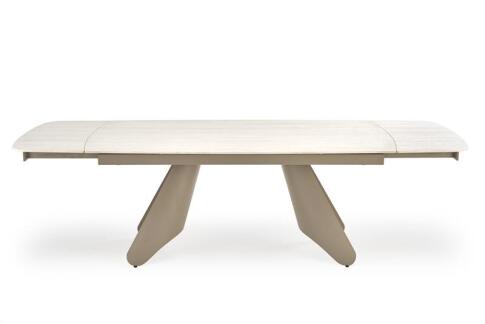 Стол обеденный HALMAR SALIX травертин/кашемир 180-260/90