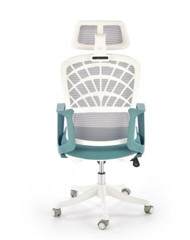 Кресло компьютерное HALMAR VESUVIO 2 бирюзовый/серый/белый