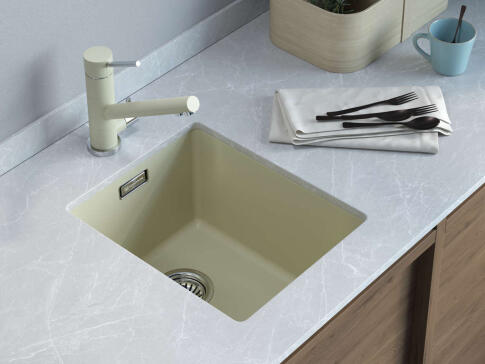 Кухонная мойка Omoikiri Kata 34-U-BE Artgranit/ваниль