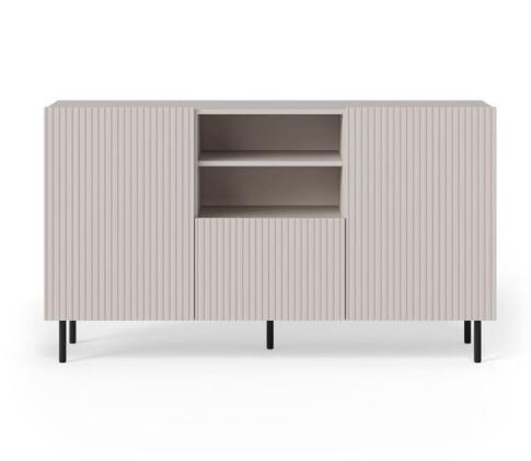 Комод HALMAR PAXOS KM-1 кашемир/черный