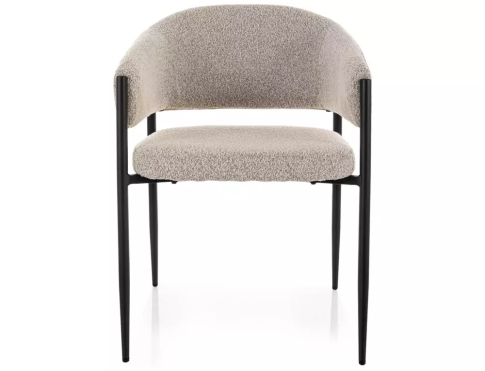 Стул SIGNAL AKITA t.231 бежевый/черный