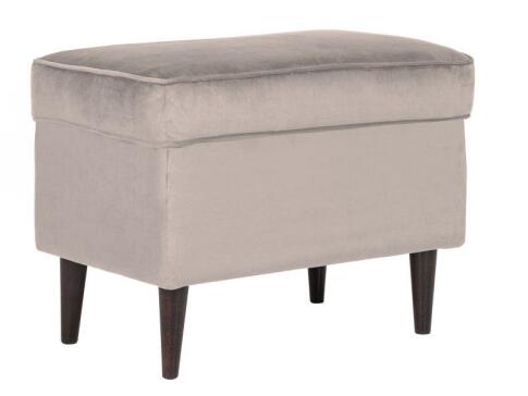 Пуф SIGNAL RON Velvet Bluvel 28 бежевый/венге Пуф SIGNAL RON Velvet Bluvel 28 бежевый/венге