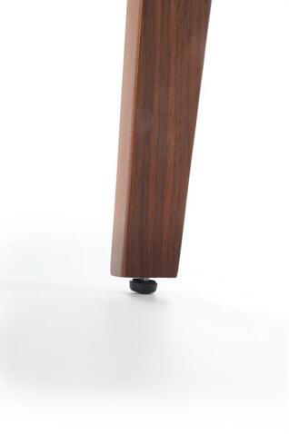 Стул барный HALMAR H123 черный/орех