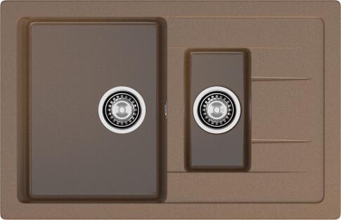 Кухонная мойка GRANFEST QUADRO Q-775KL терракот