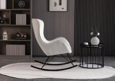 Кресло-качалка HALMAR LIBERTO 3 белый