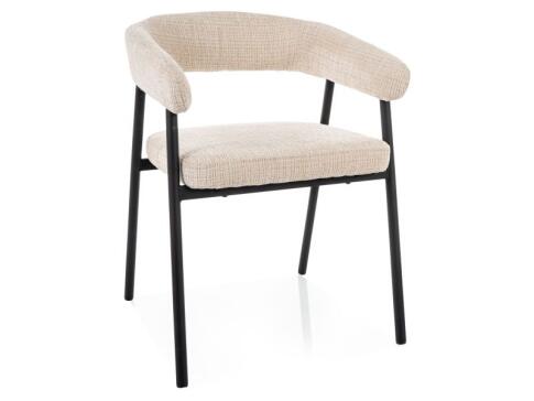 Стул SIGNAL KATANA t.257 бежевый/черный