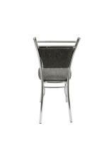 Стул ВВР Мажор серый/хром, рогожка