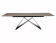Стол обеденный SIGNAL WESTIN Ceramic Sabbia светло-коричневый/черный мат 160-240/90