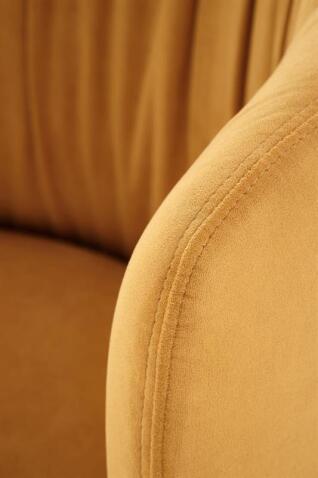 Стул HALMAR K531 горчичный/черный