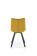 Стул HALMAR K332 горчичный/черный