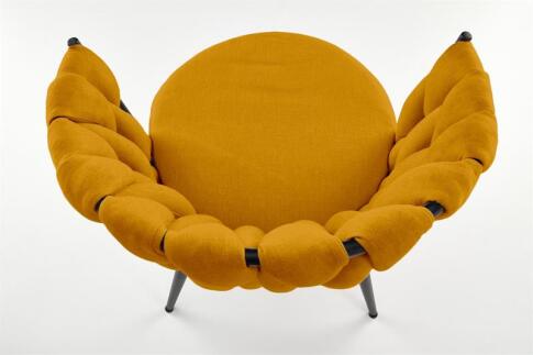 Стул HALMAR K516 горчичный/черный