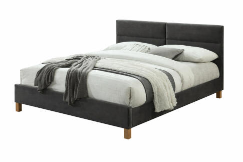 Кровать SIGNAL SIERRA tap. 150 серый/дуб, 160/200