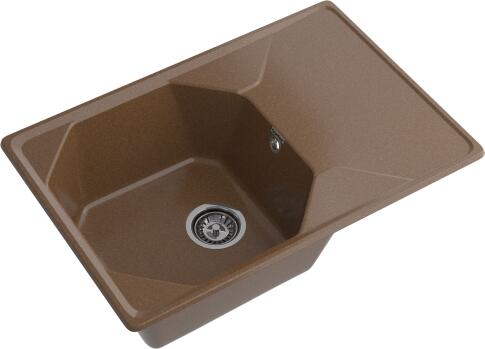Кухонная мойка GRANFEST UNIQUE U-740L терракот