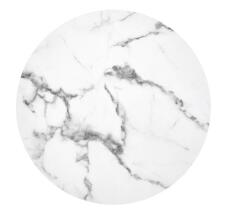 Стол журнальный HALMAR ADRIANNA белый мрамор/черный