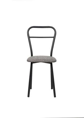 Стул ВВР Браун серый/черный, рогожка