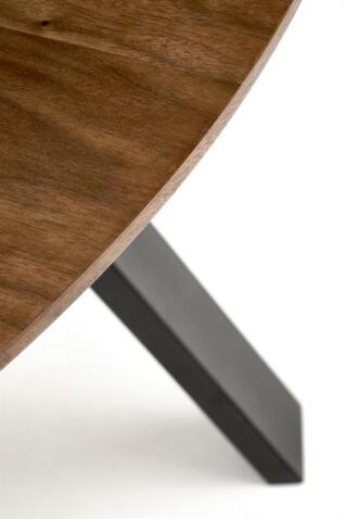 Стол обеденный HALMAR DANILO орех/черный 120