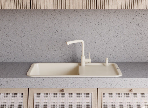 Кухонная мойка Omoikiri Tasogare 86-BE Artgranit/ваниль