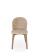 Стул HALMAR BASSO бежевый/орех светлый
