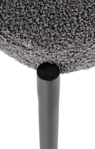 Стул HALMAR K477 серый/черный