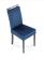 Стул HALMAR CLARION 2 Monolith 77 синий/черный