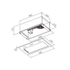 Вытяжка WEISSGAUFF Box 1000 BL Sensor