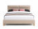 Кровать SIGNAL SIERRA Velvet Bluvel 28 бежевый/дуб 160/200
