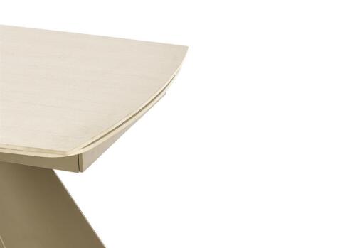 Стол обеденный HALMAR SALIX травертин/кашемир 180-260/90