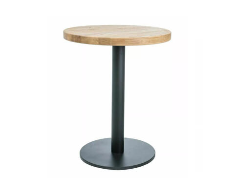 Стол обеденный SIGNAL PURO II дуб натуральный/черный 80