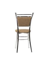 Стул ВВР Мажор коричневый/хром, рогожка